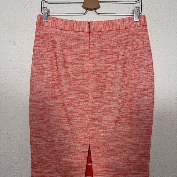 NWT Trina Turk Dorris Fringed Hem Tweed Pencil Skirt size 6 - Picture 4 of 8